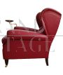Original Poltrona Frau 1919 model armchair with saucer