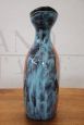 Vintage ceramic vase or carafe with enamel decoration, 1960s