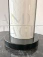 Zonca design lamp in white Murano glass, Italy 1980s