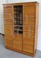 1940s - 1950s roller shutter office bookcase filing cabinet
