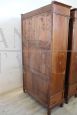Pair of restored 19th century antique walnut bookcases