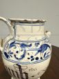 Antique pharmacy jug in Bassano majolica from the 18th century
