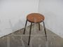 Vintage industrial fixed stool, 1980s