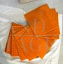 6 sheets of orange Bisazza mosaic, original from the 1990s