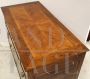 Antique Louis XVI chest of drawers in inlaid walnut and cherry, 18th century