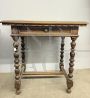 Small 19th century writing table in solid walnut