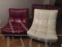 Modular sofa with pouf, vintage design