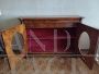 Antique Victorian sideboard with two glass doors