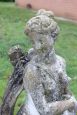 Garden statue with Diana, goddess of hunting, early 1900s