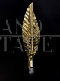 Pair of leaf wall lights by Tommaso Barbi