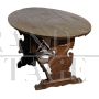 Antique drop-leaf table from Italy, early 17th century
