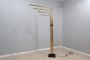Articulated floor lamp by Goffredo Reggiani in brass, 1970s