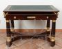 Antique Empire writing desk in mahogany feather with bronze applications