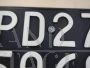 Padua Italian vintage car license plate