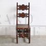 Renaissance carved walnut chair, 17th century