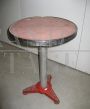 Round French bistro table from the 50s / 60s