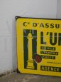 L'Union Vie Assurances advertising sign, France 1930s
