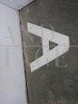 Vintage iron letter A for sign, 1950s