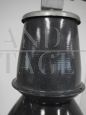 1960s industrial lamp with black enamel finish