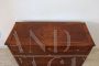 Antique Louis XVI style chest of drawers in inlaid walnut