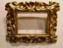 Antique gilded and carved frame from the 18th century