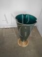 70s umbrella stand in aluminum