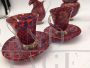 Complete vintage coffee set in Murano glass