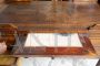 Antique Louis XVI central desk in solid walnut