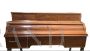 Antique mahogany drop-front desk from the mid-19th century
