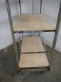 Tall industrial cart from ceramic industry