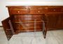 Large antique sideboard with four doors in walnut, late 19th century