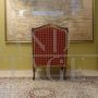 Louis XVI style armchair in country fabric