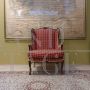 Louis XVI style armchair in country fabric