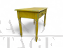 Rustic 1940s table in yellow paint