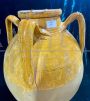 Large antique Apulian capasone jar with 4 handles