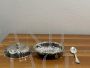 Silver tureen bowl with lid and spoon, 1940s