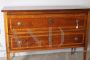 Antique Louis XVI inlaid chest of drawers, early 19th century, restored