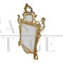 Large Louis XV mirror in carved and gilded wood, 18th century