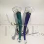 VeArt wall light in green and blue Murano glass, 1980s