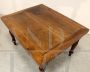 Antique extendable draw-leaf table in walnut, Italy 19th century