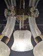 Barovier & Toso Murano glass chandelier, 1940s