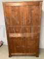 1950s oak office filing cabinet with drawers