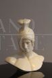 Bust of Achilles sculpture in plaster, Italy 1950s