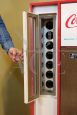 American Coca Cola vending machine from 1965, Vendo model