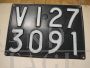 Vintage Vicenza VI27 car license plate