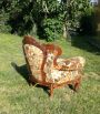 Armchair in Sicilian Baroque style, original from the 70s
