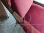 Antique mid 19th century armchair in pink velvet