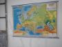 Cartina vintage dell'Europa fisica, Vallardi Industrie Grafiche, 1990