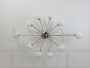 Stilnovo style radial chandelier, 1970s