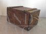 Vintage wooden Poretti beer chest trunk, 1912